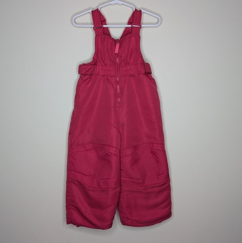 Cherokee Pink Snowsuit Snow Bibs 18m